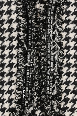 Lot 76 - Alexander McQueen hound's tooth checked jacket, 'The Horn of Plenty', Autumn-Winter 2009