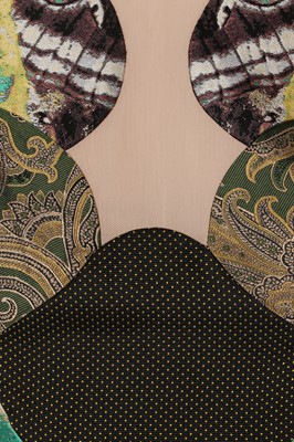 Lot 87 - Alexander McQueen woven silk and nude mesh dress, 'Plato's Atlantis', Spring-Summer 2010