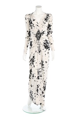 Lot 286 - An Yves Saint Laurent couture black and white...