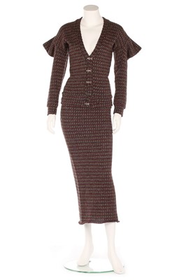 Lot 290 - A rare Westwood/McLaren knitted wool suit,...