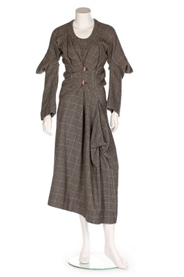 Lot 289 - A rare Westwood/McLaren checked wool dress,...