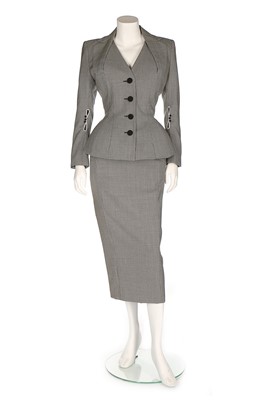 Lot 303 - A John Galliano hound's tooth check wool suit,...