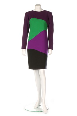 Lot 302 - An Yves Saint Laurent couture colour-block...