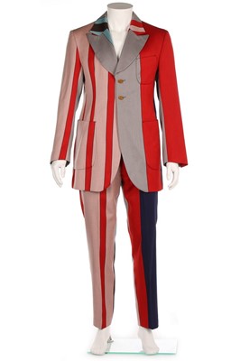 Lot 309 - A Vivienne Westwood college-striped wool suit,...