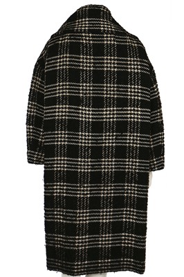 Lot 118 - A Balenciaga couture checked tweed coat, circa 1965