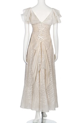 Lot 79 - A fine Chanel couture embroidered organdie