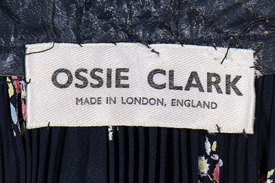 Lot 111 - An Ossie Clark/Celia Birtwell printed morocain dress, circa 1969