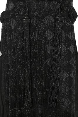Lot 74 - A fine and early Gabrielle Chanel couture 'Little Black Dress', circa 1921