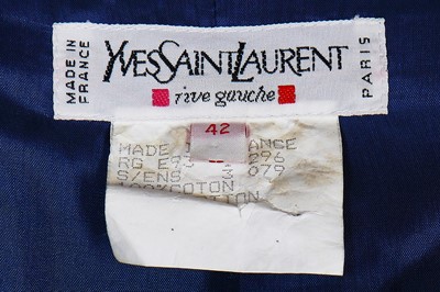 Lot 170 - A group of Yves Saint Laurent clothing in shades of mainly blue and pink, 1980s-1990s