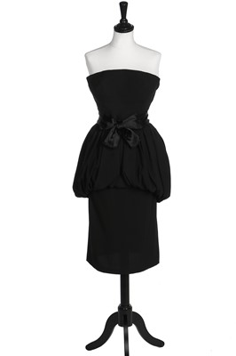 Lot 105 - A Christian Dior by Yves Saint Laurent couture cocktail dress, 'Cabaret', Autumn-Winter, 1959-60