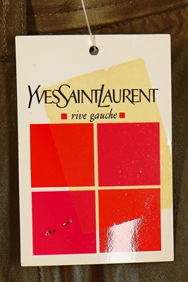 Lot 122 - An Yves Saint Laurent floral printed cotton two-piece ensemble, 1970s