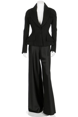 Lot 220 - A Christian Dior by John Galliano couture trouser suit, 'Mata Hari' collection, Autumn-Winter 1997-98