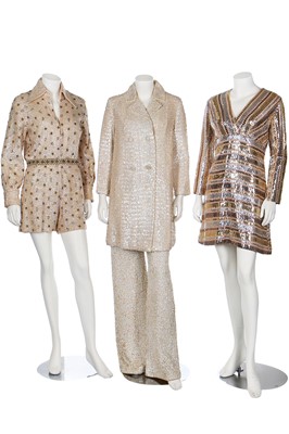 Lot 131 - A large group of mainly sequinned cocktail wear, 1960s