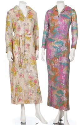 Lot 131 - A large group of mainly sequinned cocktail wear, 1960s