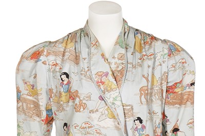 Lot 68 - A dressing gown printed with Walt Disney's 'Snow White' characters, circa 1937