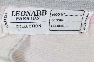Lot 95 - Three Leonard printed jersey dresses and a sarong, 1960s
