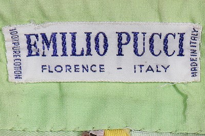 Lot 96 - Three Pucci printed cotton bikinis, 1960s