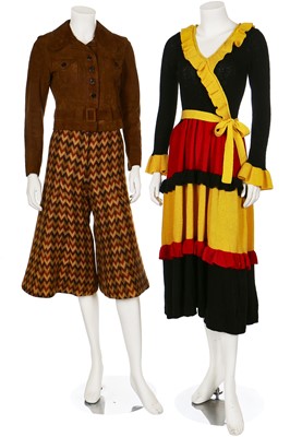 Lot 132 - A group of mostly knitted clothing, 1960s-70s