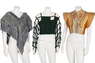 Lot 99 - A group of suede and leather clothing, 1960s-70s