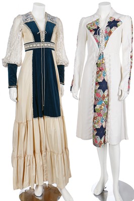 Lot 133 - Six dresses, mainly of printed cotton, 1960s-70s
