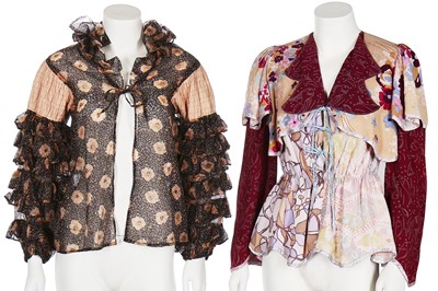 Lot 133 - Six dresses, mainly of printed cotton, 1960s-70s
