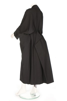 Lot 363 - A rare Yohji Yamamoto black wool 'bustle'...