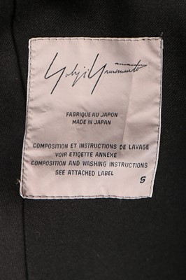 Lot 363 - A rare Yohji Yamamoto black wool 'bustle'...