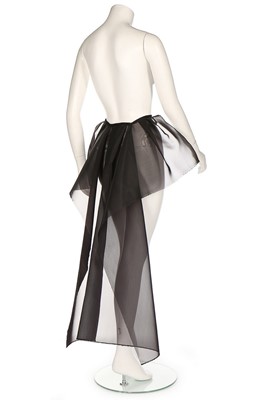 Lot 363 - A rare Yohji Yamamoto black wool 'bustle'...