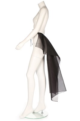 Lot 363 - A rare Yohji Yamamoto black wool 'bustle'...