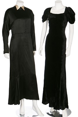 Lot 46 - Eight evening gowns, 1930s