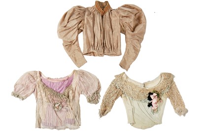 Lot 372 - A good group of bodices, dating from the 1860s