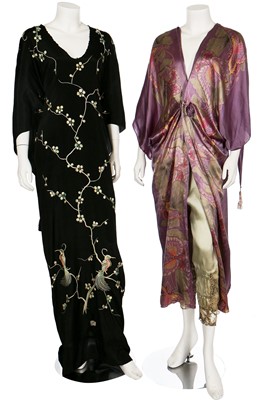 Lot 12 - A group of lounging pyjamas, playsuits and Japanese inspired lingerie, 1920s-30s
