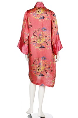 Lot 78 - Five printed housecoats/kimonos, 1940s