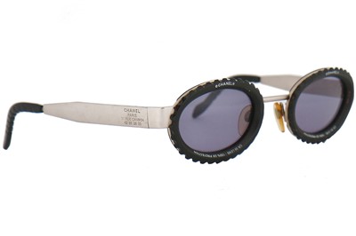 Lot 230 - A rare pair of Chanel 'camera lens' sunglasses, probably S/S 1998