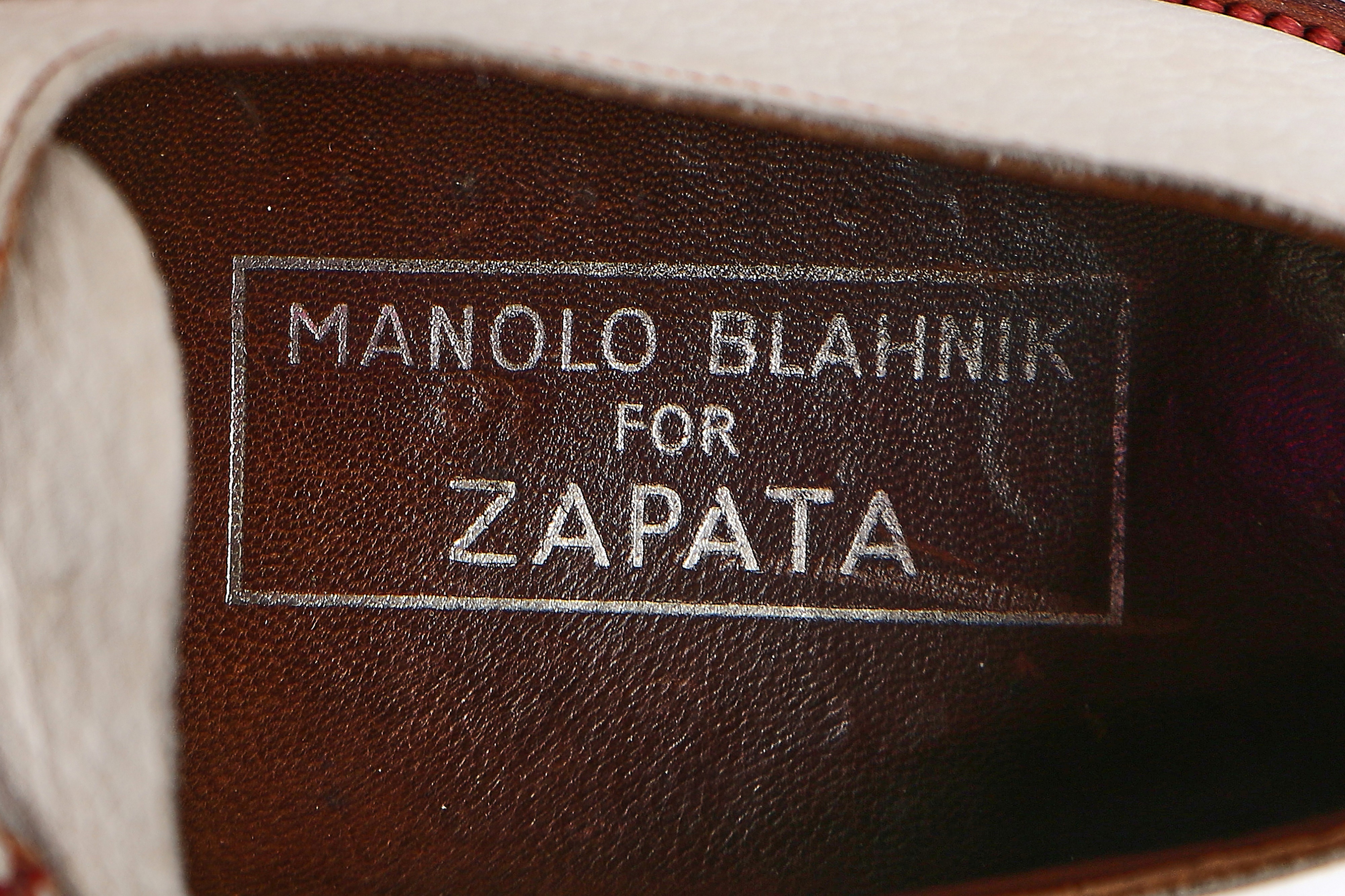 Lot 332 - A rare pair of Manolo Blahnik for Zapata men'