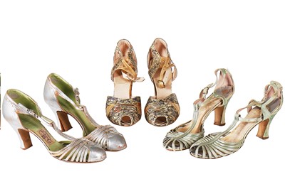 Lot 272 - A group of shoes, 1930s
