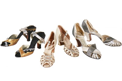Lot 271 - A group of shoes, 1930s