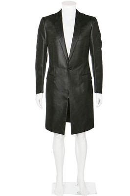 Lot 290 - A Christian Dior textured men's satinised evening coat, 2000s