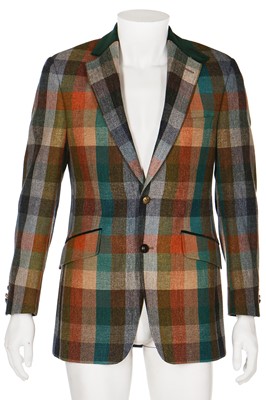 Lot 286 - A New & Lingwood men's bespoke tartan wool jacket, early 2000s