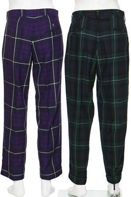 Lot 286 - A New & Lingwood men's bespoke tartan wool jacket, early 2000s