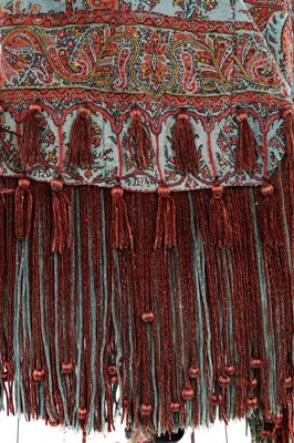 Lot 93 - A rare Emile Pingat embroidered kashmir visite,...