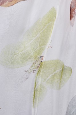 Lot 241 - An Alexander McQueen moth-print chiffon cocktail dress, pre-collection Spring-Summer, 2004