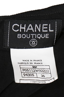 Lot 186 - A Chanel black wool halterneck jumpsuit, Spring-Summer 1995