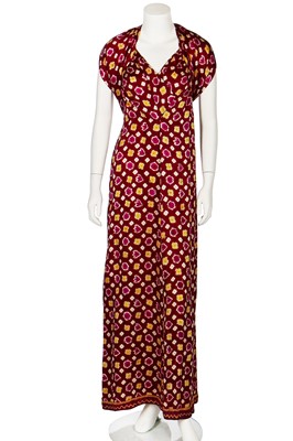 Lot 82 - A Jeanne Lanvin couture tie-dyed silk evening ensemble, Autumn-Winter 1937-38