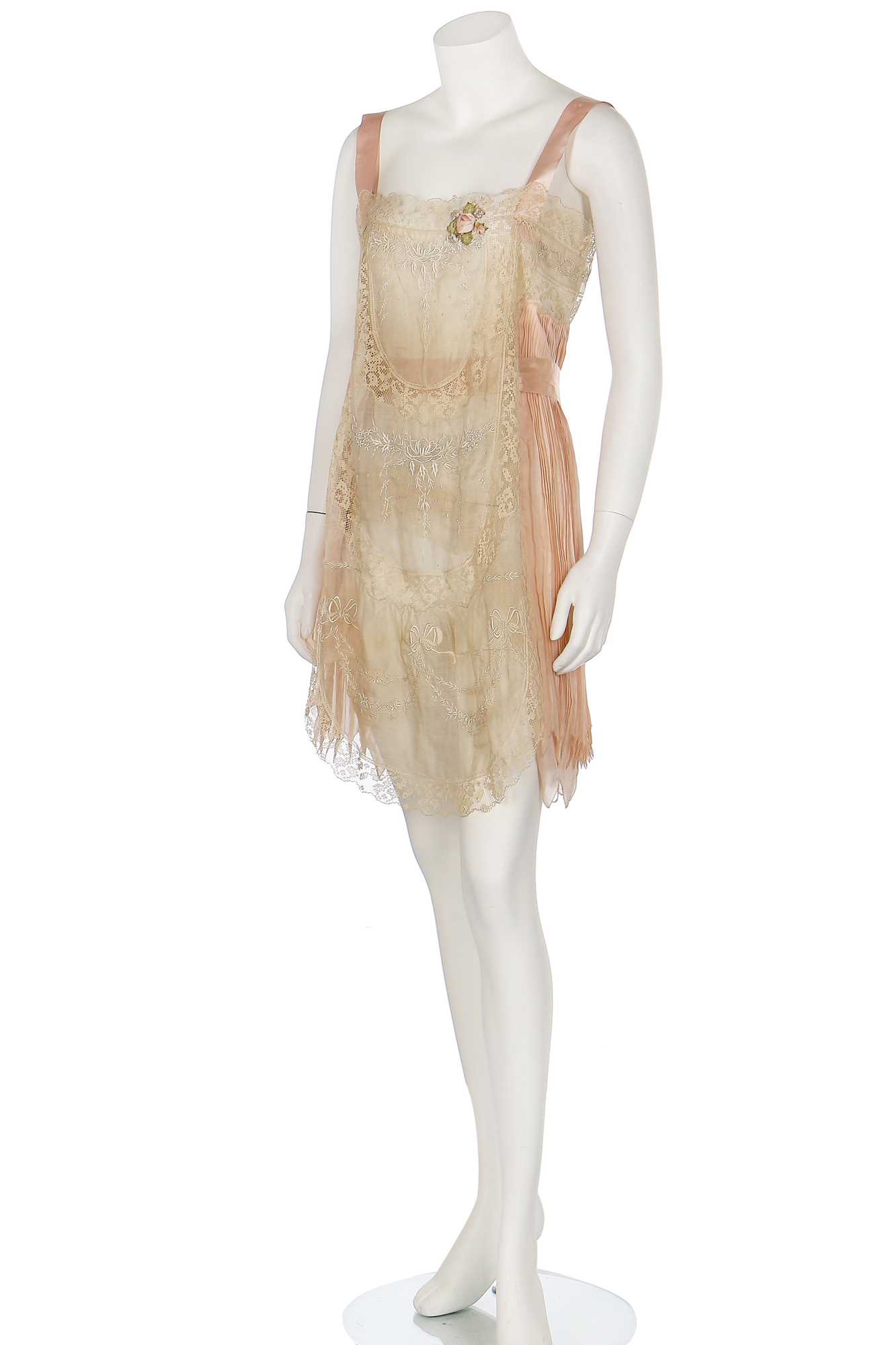 Lot 72 - A Boué Sœurs embroidered slip, late 1920s