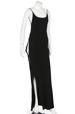 Lot 191 - A John Galliano black bias-cut dress, 'Honcho Woman' collection, S/S 1991