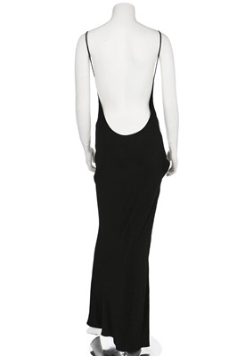 Lot 191 - A John Galliano black bias-cut dress, 'Honcho Woman' collection, S/S 1991