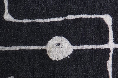 Lot 391 - Michael O'Connell abstract printed cotton hanging, 'Atomic', circa 1954