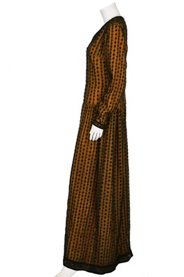 Lot 141 - Christian Dior by Marc Bohan beaded and embroidered cigaline evening gown, late 1960s