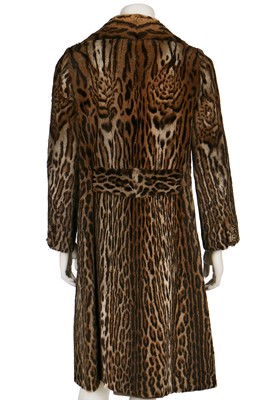 Lot 23 - An ocelot fur coat, early 1970s